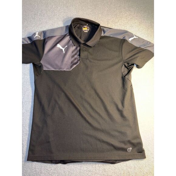 Puma Other - PUMA Activewear Polo Shirt Men XL Black Cool Cell Sport Life Style Collared Logo